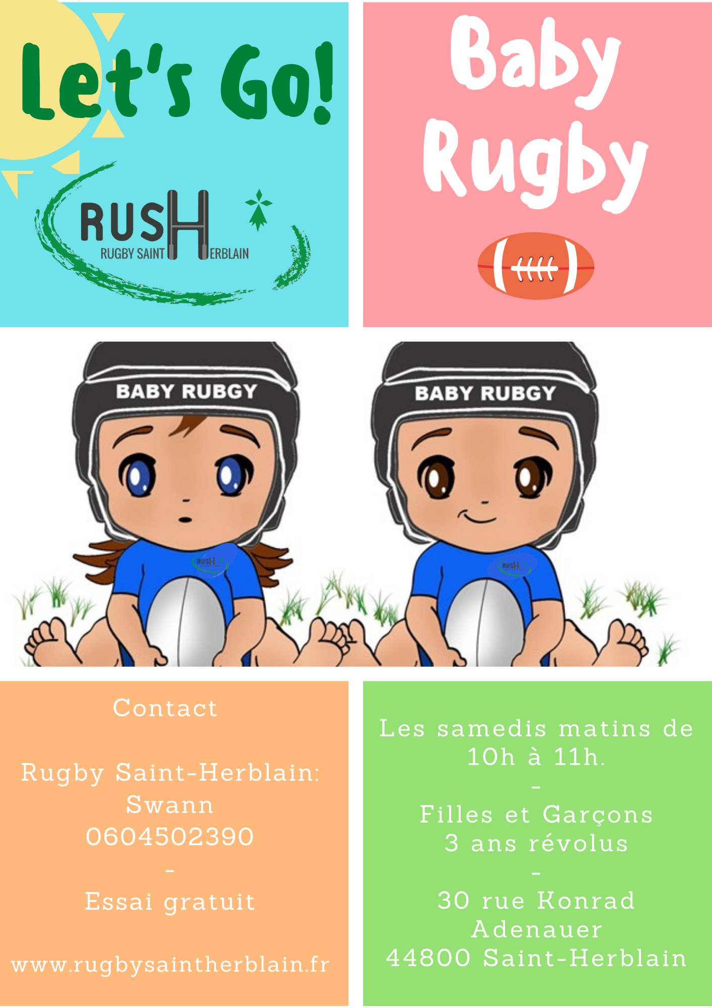 Baby Rugby, une pratique en plein essor
